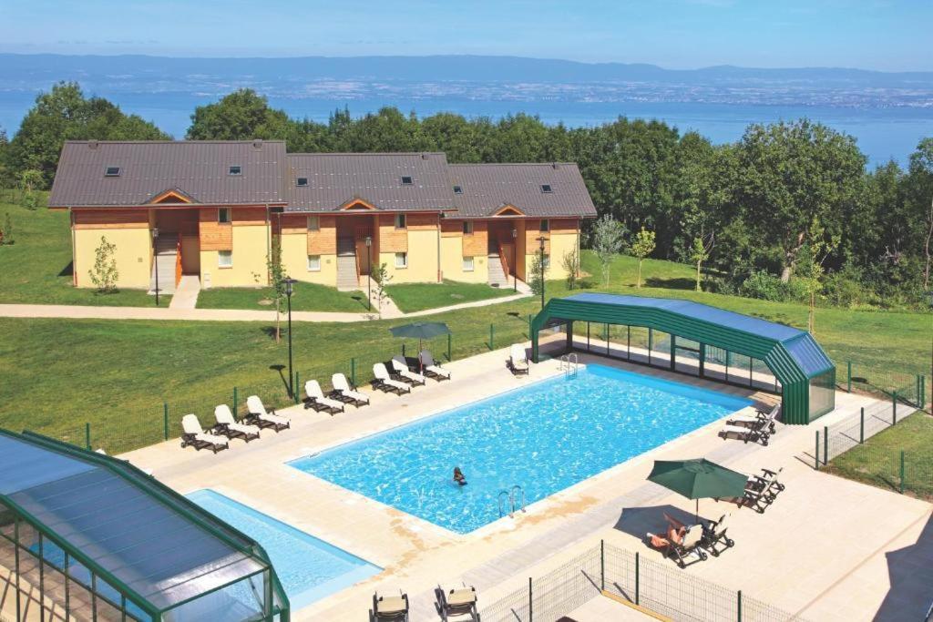 Vue Lac Leman & Piscine - Parking Free - Confort Appart 6 Pers Lugrin Exterior foto